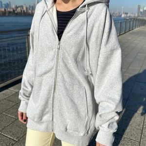 Brandy Melville Grey Christy Hoodie
